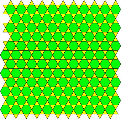 The trihexagonal tiling