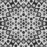 Detail of the print 'Hexa: Luminous 1'