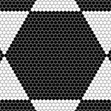 Detail of Panel 2 of 'Hexagonal Divisions (Pentaptych)'