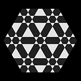 Panel 2 of 'Hexagonal Divisions (Pentaptych)'