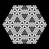 Panel 3 of 'Hexagonal Divisions (Pentaptych)'