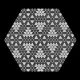 Panel 4 of 'Hexagonal Divisions (Pentaptych)'